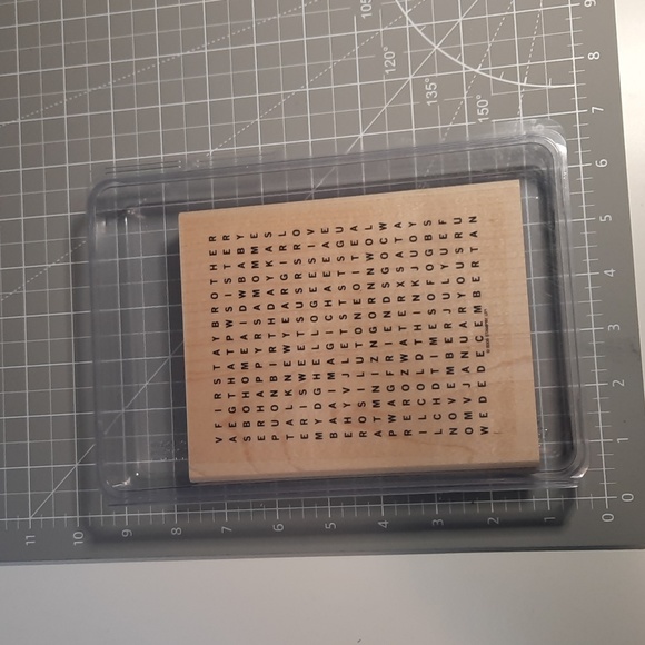 Word Search Background stamp - Picture 3 of 4